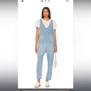 Free people high roller overalls